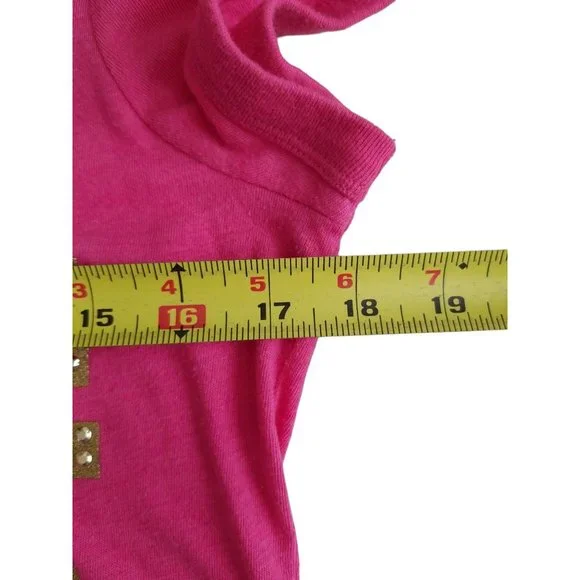 PINK Victoria's Secret T Shirt Let's Snuggle to Keep Warm Pink Large - Picture 6 of 8